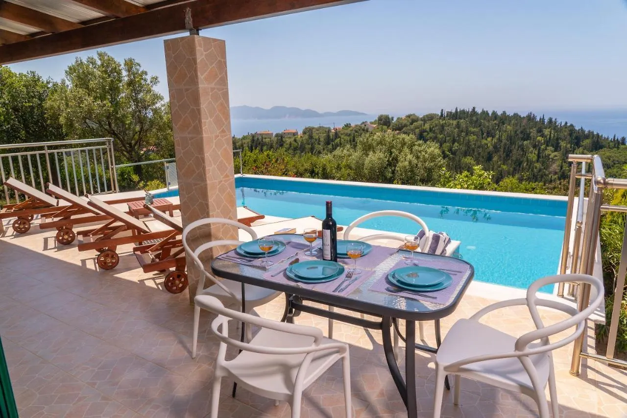 Stone Villa Eriphyle ,Private Witn Sunset View Фискардон Греция