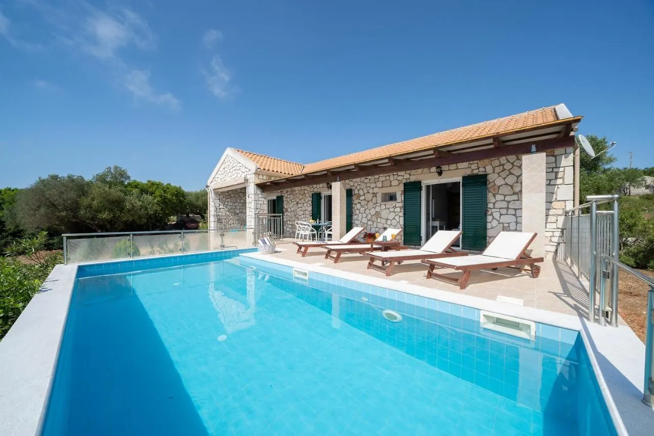 Stone Villa Eriphyle ,Private Witn Sunset View Фискардон