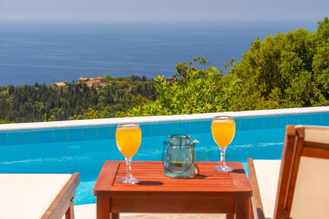 Stone Villa Eriphyle ,Private Witn Sunset View Фискардон Греция