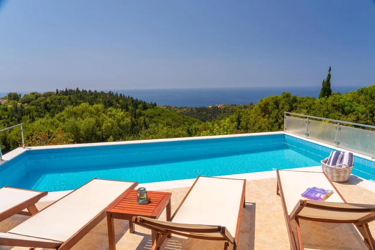 Stone Villa Eriphyle ,Private Witn Sunset View Фискардон