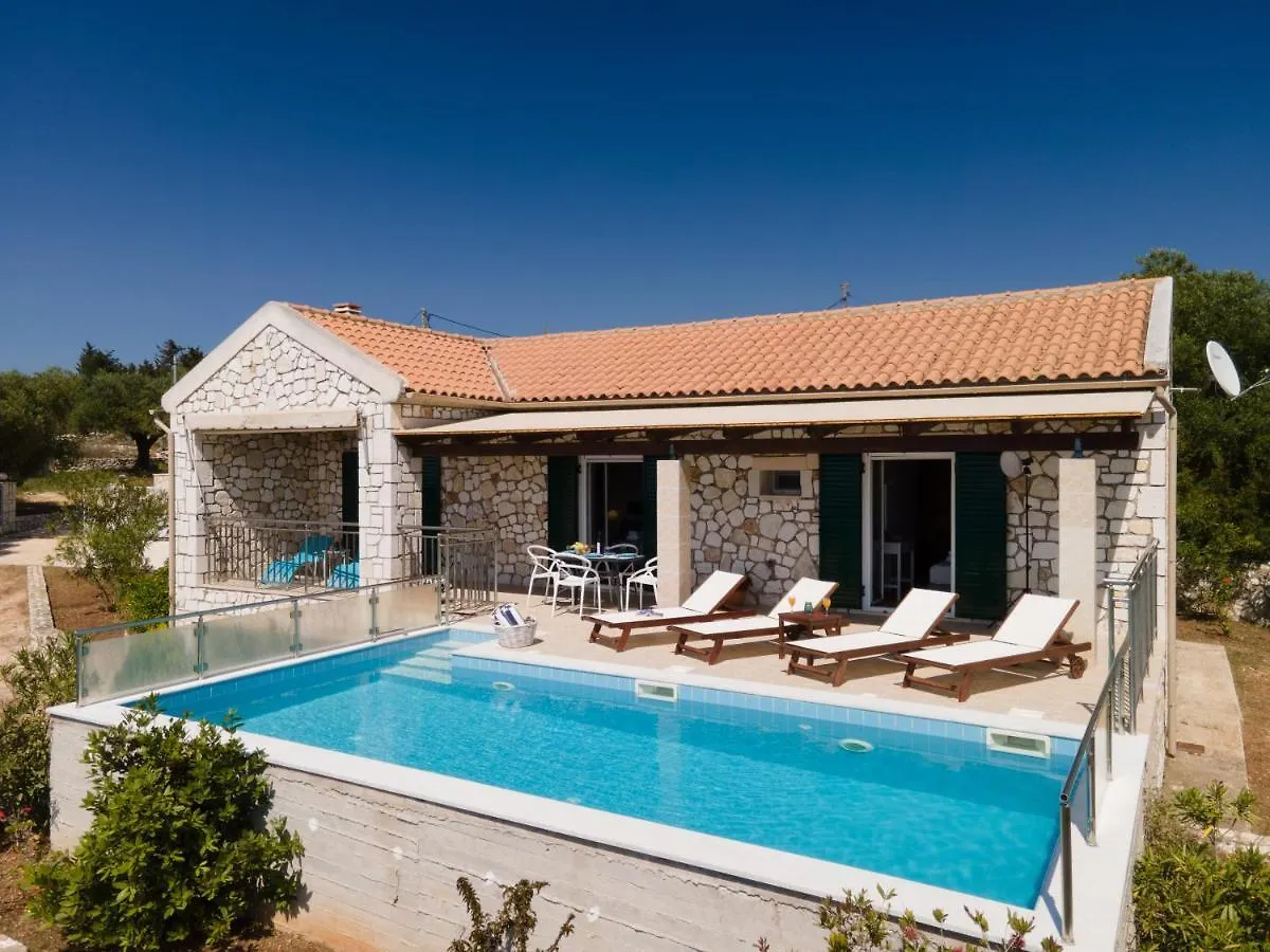 Stone Villa Eriphyle ,Private Witn Sunset View Fiskardo