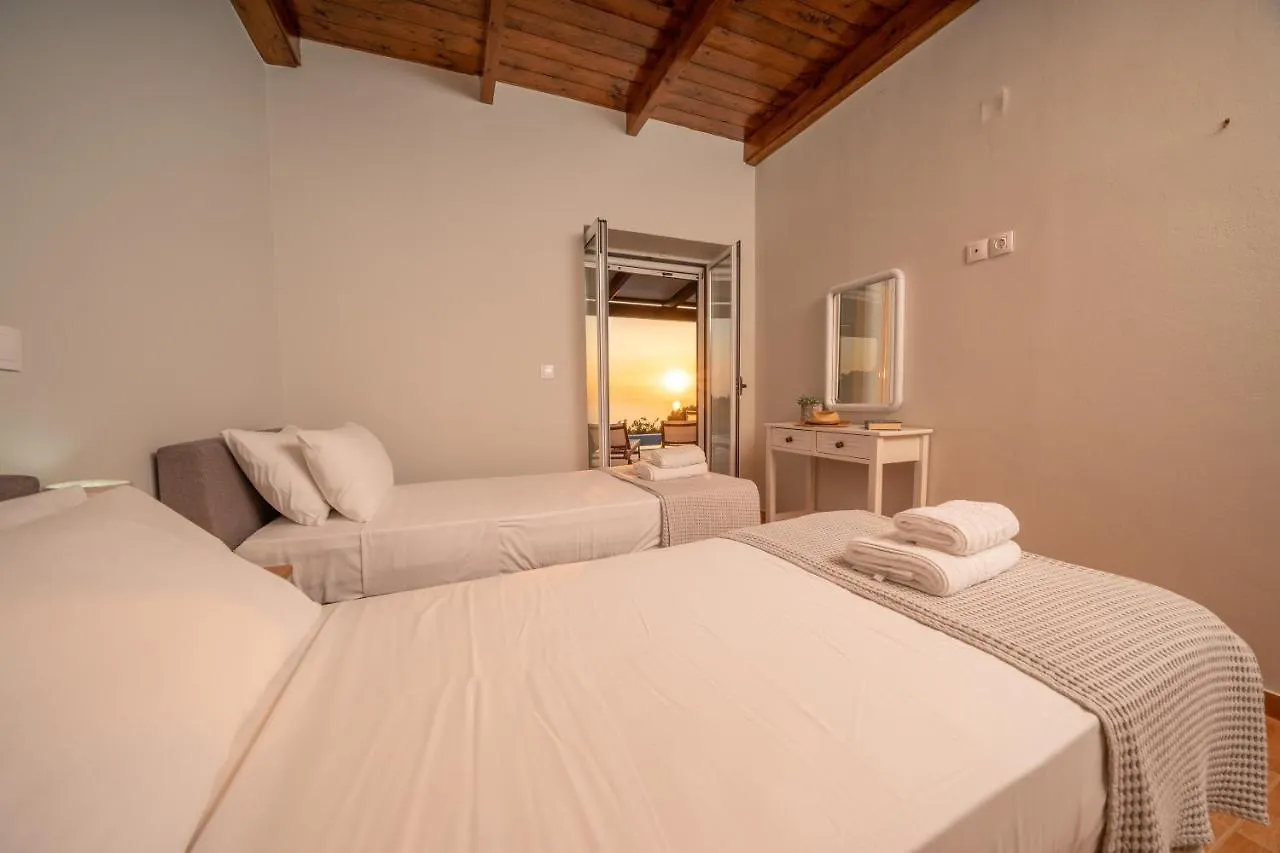 Stone Villa Eriphyle ,Private Witn Sunset View Fiskardo