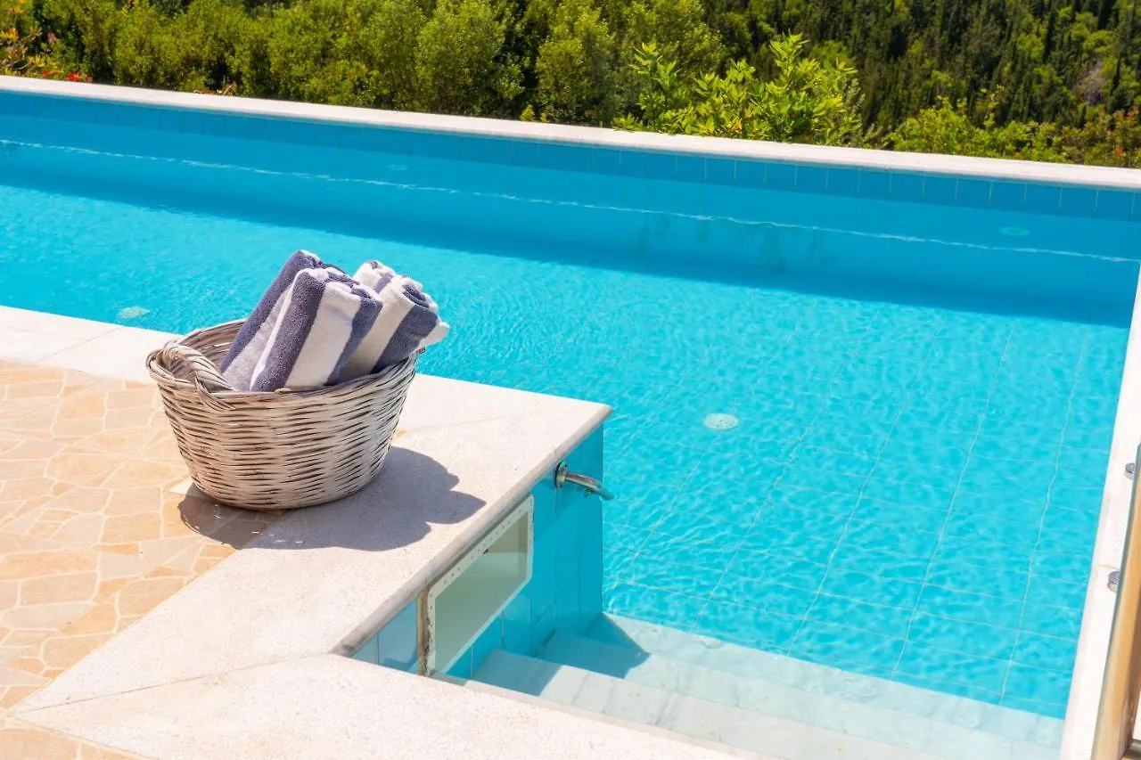 Stone Villa Eriphyle ,Private Witn Sunset View Fiskardo Greece